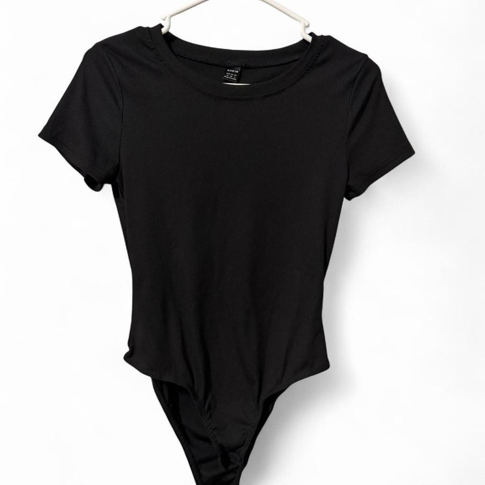 SHEIN Classic Black Bodysuit